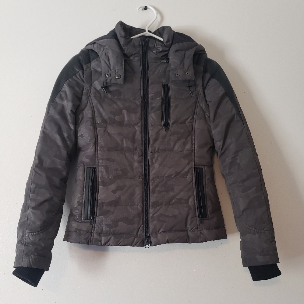 Danier Leather Down Filled Convertible Jacket